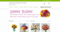 Desktop Screenshot of lakelandflowersandgifts.com